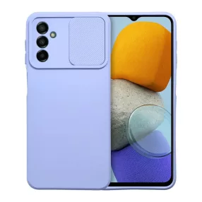   Samsung Galaxy M23 5G / F23 5G szilikon tok, hátlap tok, kamera védelemmel, levendula színű, SLIDE Case
