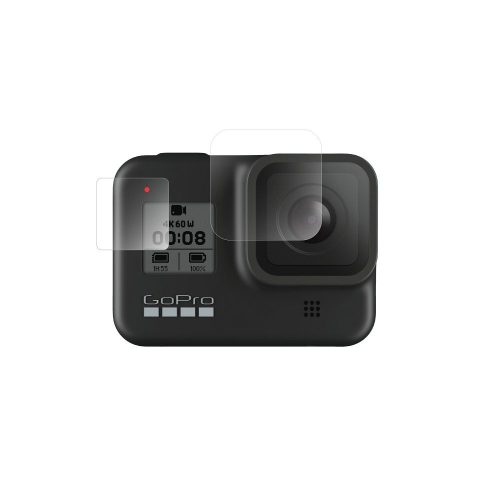 GoPro 8 üvegfólia, tempered glass, hibrid, edzett, lencsevédő, kamera védő, 3in1, Bestsuit