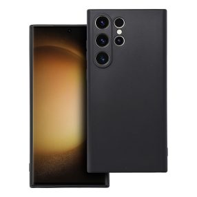   Samsung Galaxy S23 Ultra 5G szilikon tok, hátlaptok, telefon tok, matt, fekete, Soft