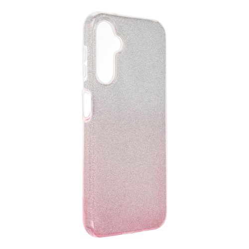 Samsung Galaxy A14 4G / A14 5G szilikon tok, hátlaptok, telefon tok, csillámos, pink-ezüst, Shining Case