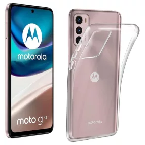  Motorola Moto G42 szilikon tok, hátlaptok, telefon tok, vékony, átlátszó, 0.5mm