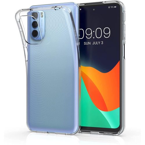 Motorola Moto G62 5G szilikon tok, hátlaptok, telefon tok, vékony, átlátszó, 0.5mm