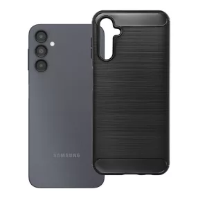   Samsung Galaxy A14 4G / A14 5G szilikon tok, hátlaptok, telefon tok, karbon mintás, fekete, Carbon case