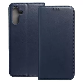   Samsung Galaxy A54 5G könyvtok, fliptok, telefon tok, bankkártyatartós, mágneszáras, sötétkék, Smart Magneto