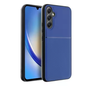   Samsung Galaxy A34 5G hátlap tok, telefon tok, stílusos, prémium, kék, Noble Case
