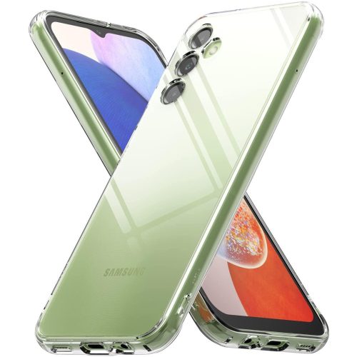 Samsung Galaxy A14 4G / A14 5G szilikon tok, hátlaptok, telefon tok, kamera védős, vastag, átlátszó, 2mm