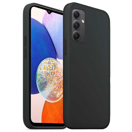 Samsung Galaxy A14 4G / A14 5G szilikon tok, telefon tok, hátlaptok, matt, fekete, Matt case