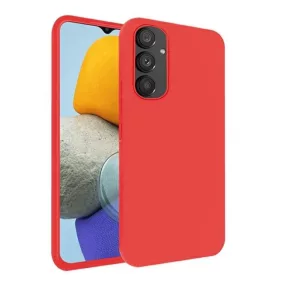   Samsung Galaxy A34 5G szilikon tok, hátlaptok, telefon tok, matt, piros, Soft