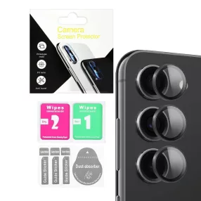   Samsung Galaxy S23 / S23 Plus (S23+) 5G üvegfólia, tempered glass, edzett, 3D, kamera védő, lencsevédő, fekete