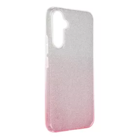   Samsung Galaxy A54 5G szilikon tok, hátlaptok, telefon tok, csillámos, pink-ezüst, Shining Case