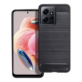   Xiaomi Redmi Note 12 4G szilikon tok, hátlaptok, telefon tok, karbon mintás, fekete, Carbon case