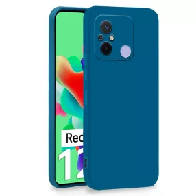   Xiaomi Redmi 12C szilikon tok, telefon tok, hátlaptok, matt, kék, Matt case