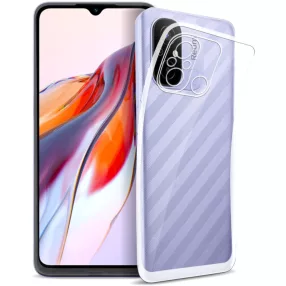   Xiaomi Redmi 12C szilikon tok, telefon tok, hátlaptok, kamera védelemmel, átlátszó, 2mm