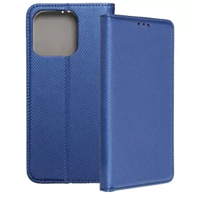   Xiaomi Redmi 12C könyvtok, fliptok, telefon tok, bankkártyatartós, mágneszáras, sötétkék, Smart Case book