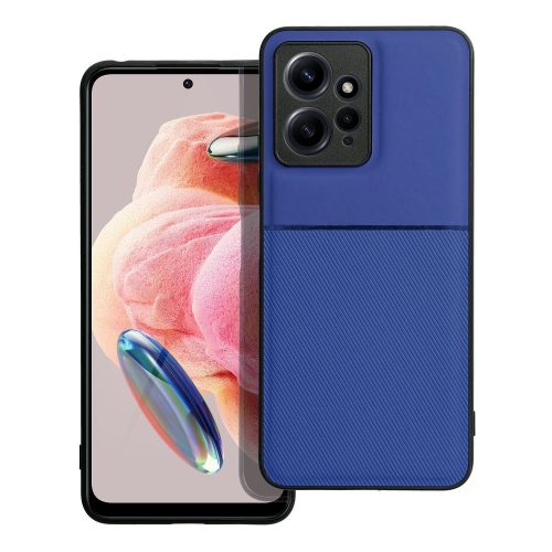 Xiaomi Redmi Note 12 4G hátlap tok, telefon tok, stílusos, prémium, kék, Forcell Noble