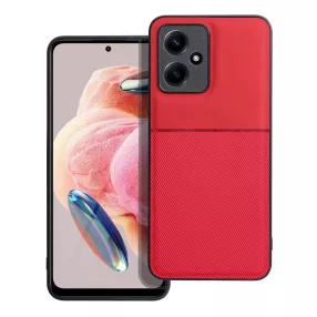   Xiaomi Redmi Note 12 5G (Kínai modellre) hátlap tok, telefon tok, stílusos, prémium, piros, Noble Case