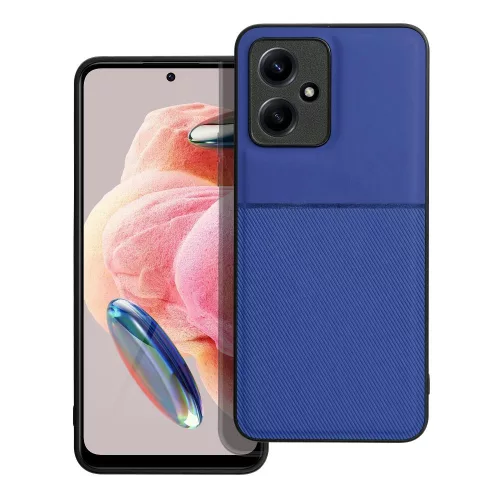 Xiaomi Redmi Note 12 5G (Kínai modellre) hátlap tok, telefon tok, stílusos, prémium, kék, Noble Case