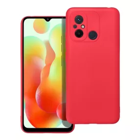   Xiaomi Redmi 12C szilikon tok, hátlaptok, telefon tok, matt, piros, Soft