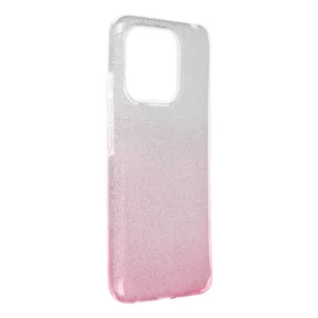   Xiaomi Redmi 12C szilikon tok, hátlaptok, telefon tok, csillámos, pink-ezüst, Shining Case