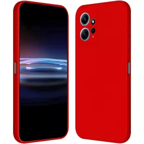   Xiaomi Redmi Note 12 4G szilikon tok, hátlaptok, telefon tok, piros, Forcell Soft
