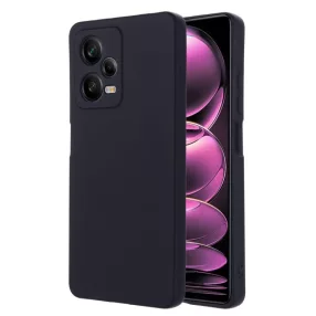   Xiaomi Redmi Note 12 Pro Plus 5G szilikon tok, hátlaptok, telefon tok, matt, fekete, Soft