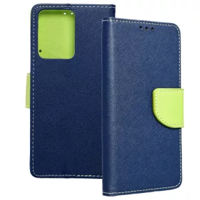   Xiaomi Redmi Note 12 Pro 5G (Globál) / Poco X5 Pro 5G könyvtok, fliptok, telefon tok, bankkártyatartós, mágneszáras, sötétkék-zöld, Fancy