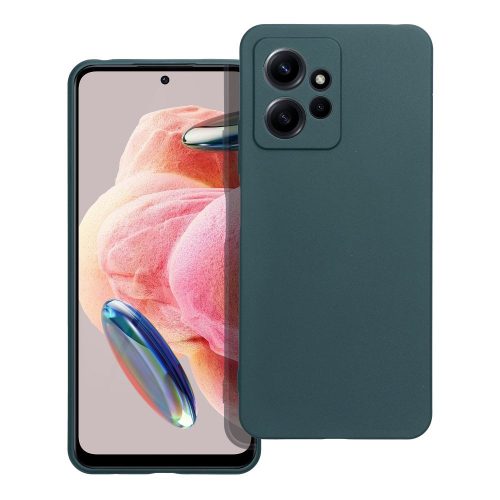 Xiaomi Redmi Note 12 4G szilikon tok, telefon tok, hátlaptok, matt, zöld, Matt case