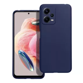   Xiaomi Redmi Note 12 5G (Globál) / Poco X5 5G szilikon tok, telefon tok, hátlaptok, sötétkék, Matt case