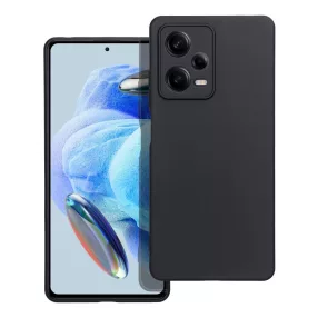   Xiaomi Redmi Note 12 Pro 5G (Globál) szilikon tok, telefon tok, hátlaptok, matt, fekete, Matt case