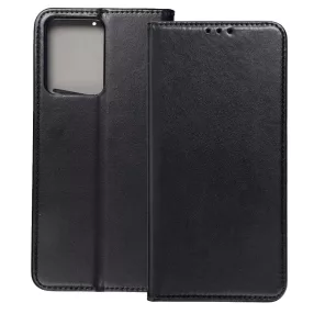   Xiaomi Redmi Note 12 5G (Globál) / Poco X5 5G könyvtok, fliptok, telefon tok, bankkártyatartós, mágneszáras, fekete, Smart Magneto