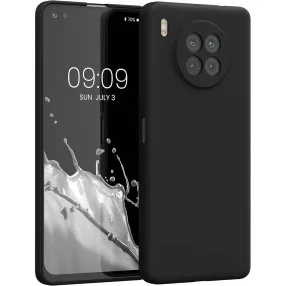   Honor 50 Lite szilikon tok, telefon tok, hátlaptok, matt, fekete, Matt case