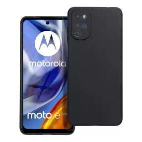  Motorola Moto G22 szilikon tok, telefon tok, hátlaptok, matt, fekete, Matt case