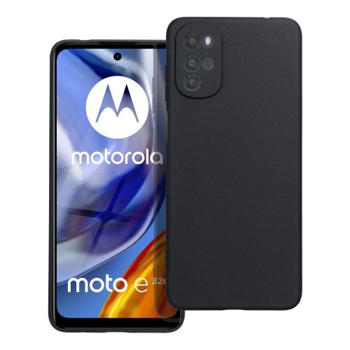 Motorola Moto G22 szilikon tok, telefon tok, hátlaptok, matt, fekete, Matt case