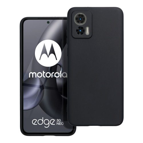 Motorola Edge 30 Neo szilikon tok, telefon tok, hátlaptok, matt, fekete, Matt case