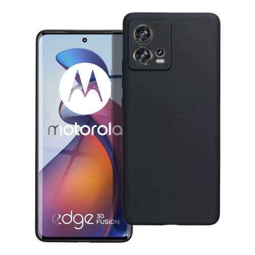 Motorola Moto Edge 30 Fusion / S30 Pro szilikon tok, telefon tok, hátlaptok, matt, fekete, Matt case