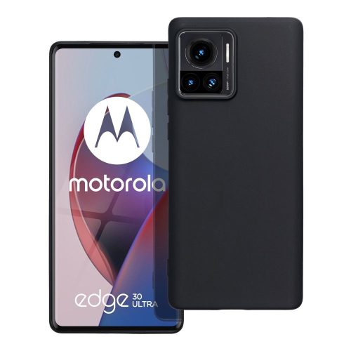 Motorola Moto Edge 30 Ultra / Moto X30 Pro szilikon tok, telefon tok, hátlaptok, matt, fekete, Matt case