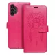 Samsung Galaxy A13 4G könyvtok, fliptok, telefon tok, mágneszáras, bankkártyatartós, álomfogó mintás, magenta, Forcell Mezzo