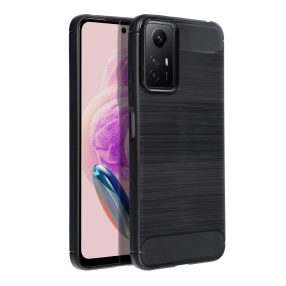   Xiaomi Redmi Note 12S 4G szilikon tok, hátlaptok, telefon tok, karbon mintás, fekete, Carbon case