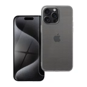   iPhone 15 Pro Max szilikon tok, hátlaptok, telefon tok, vastag, átlátszó, 2mm