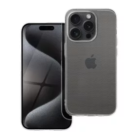   iPhone 15 Pro Max szilikon tok, hátlaptok, telefon tok, vastag, átlátszó, kamera védelemmel, 2mm