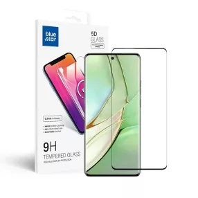   Motorola Edge 40 Pro üvegfólia, tempered glass, előlapi, 5D, edzett, hajlított, fekete kerettel, BlueStar