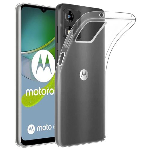 Motorola Moto E13 szilikon tok, hátlaptok, telefon tok, vékony, átlátszó, 0.5mm