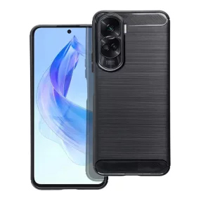   Honor 90 Lite 5G szilikon tok, hátlaptok, telefon tok, karbon mintás, fekete, Carbon case