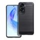 Honor 90 Lite 5G szilikon tok, hátlaptok, telefon tok, karbon mintás, fekete, Carbon case