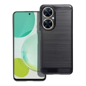   Huawei Nova 11i szilikon tok, hátlaptok, telefon tok, karbon mintás, fekete, Carbon case