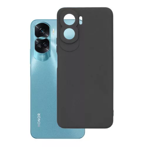 Honor 90 Lite 5G szilikon tok, telefon tok, hátlaptok, matt, fekete, Matt case