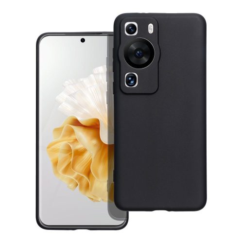 Huawei P60 / P60 Pro szilikon tok, telefon tok, hátlaptok, matt, fekete, Matt case