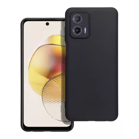   Motorola Moto G73 5G szilikon tok, telefon tok, hátlaptok, matt, fekete, Matt case