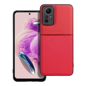   Xiaomi Redmi Note 12s 4G hátlap tok, telefon tok, stílusos, prémium, piros, Noble Case