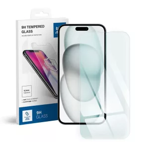   iPhone 15 / 16 üvegfólia, tempered glass, előlapi, edzett, Bluestar